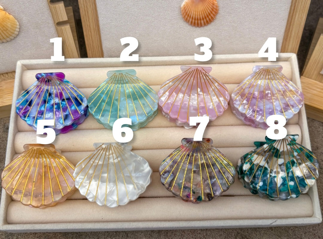 Shell Hair Clip