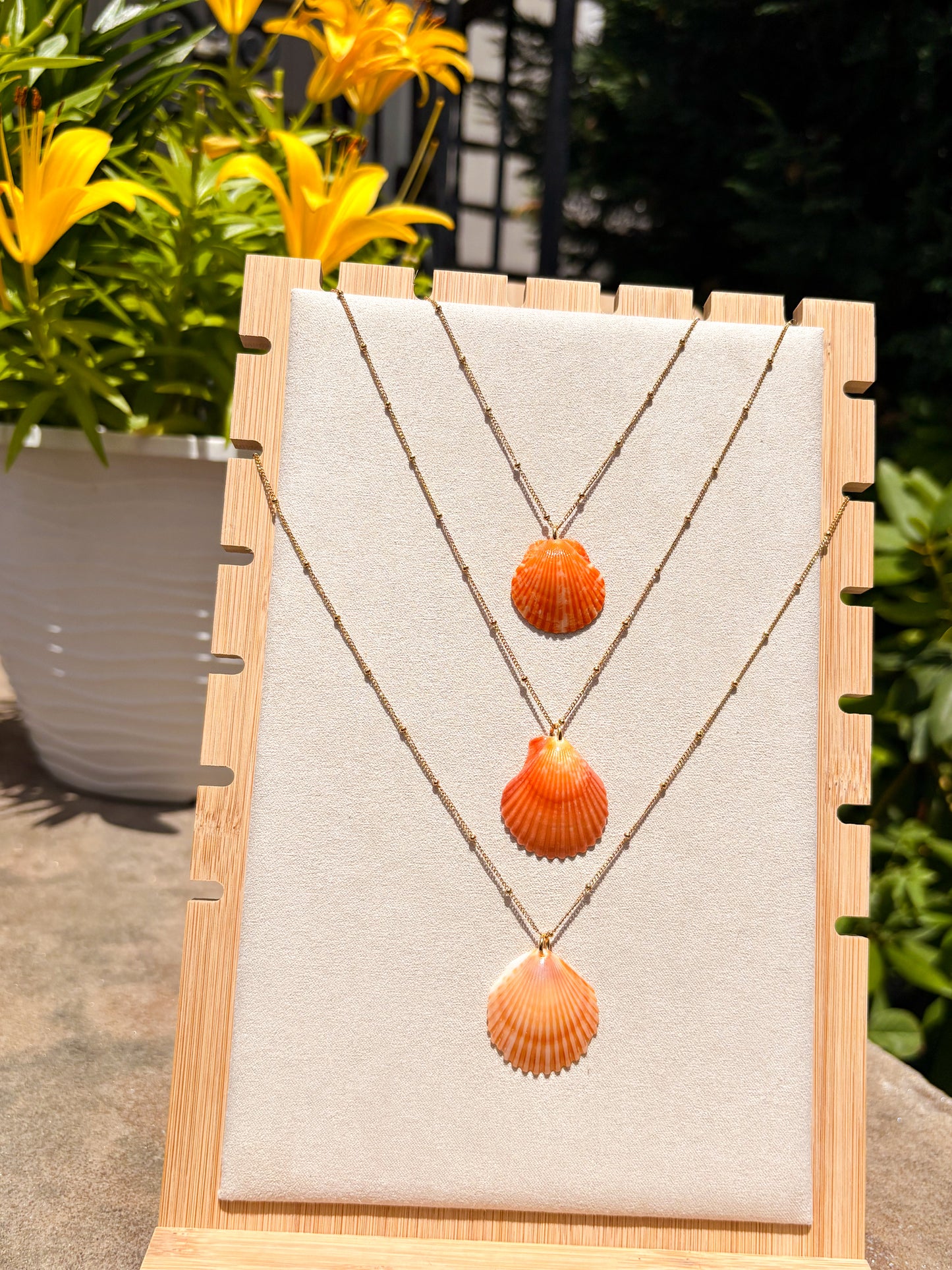 Sanibel Sunset Shell Necklace
